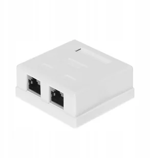 Netrack gniazdo kompletne natynkowe 2 x RJ45 8p8c FTP kat 6 LSA 106-13 - Wtyczki i adaptery - miniaturka - grafika 2