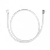 Węże prysznicowe - Kludi 6107291-00 SUPARAFLEX SILVER wąż natryskowy biały/chrom 1600 mm - miniaturka - grafika 1