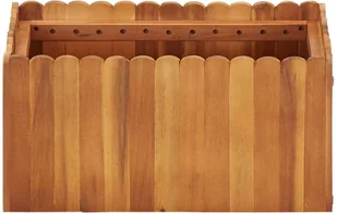 vidaXL Donica ogrodowa, 50x30x25 cm, lite drewno akacjowe - Donice - miniaturka - grafika 2