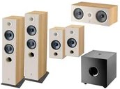 Głośniki i kolumny - Focal Zestaw głośników CHORA 816 + 806 + CENTER + CUB EVO Kolor Light Wood - miniaturka - grafika 1
