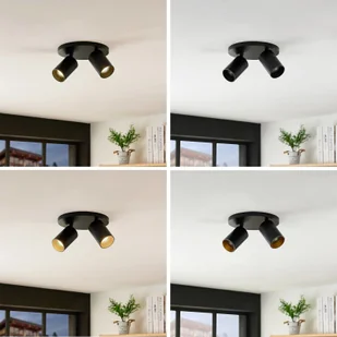 ARCCHIO Arcchio Ipega spot sufitowy, 2-punktowy, czarny - Lampy sufitowe - miniaturka - grafika 2