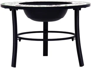 vidaXL Palenisko ogrodowe z mozaiką 68 cm zielone 46722 - Paleniska ogrodowe - miniaturka - grafika 5