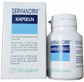 Suplementy i witaminy dla psów - Vetoquinol Dermanorm preparat witaminowy dla psów 90 kaps - miniaturka - grafika 1