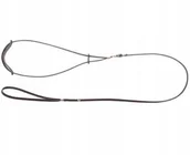 Smycze dla psów - Dingo Smycz Ringowa Ze Skóry 0,8x150 CM Brązowa - miniaturka - grafika 1