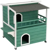 Legowiska dla kotów - zooplus Exclusive Weranda domek dla kotów i małych psów Dł x szer x wys. 91,5 x 71 x 82 cm - miniaturka - grafika 1