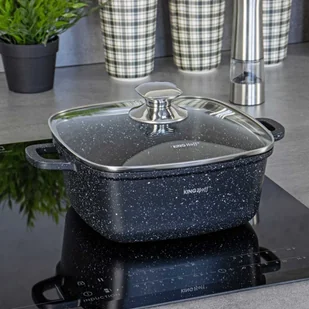 Kinghoff Lumarko Kinghoff garnek marmurowy 20cm kh-1601 2,8l! KH-1601 Kinghoff - Garnki - miniaturka - grafika 2