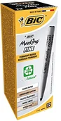 Markery permanentne - BIC Permanent Marker 820902 Czarny 820902-N - miniaturka - grafika 1