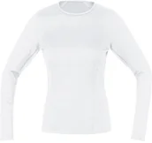 Pozostała odzież dla rowerzystów - Gore Wear oddychająca damska koszulka z długim rękawem w obszarze granatowo-T-Shirt, Gore M Women Base Layer Long Sleeve,,,,, 100015, biały, 34 100015010002 - miniaturka - grafika 1