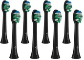 Końcówki do szczoteczek elektrycznych - TrueLife głowice do szczoteczki Compact Heads Black Standard 8 Pack - miniaturka - grafika 1