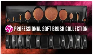 W7 Professional Soft Brush Collection Zestaw 10 Pędzli 7674 - Pędzle do makijażu W7 Professional Soft Brush Collection Zestaw 10 Pędzli 7674 - Pędzle do makijażu - miniaturka - grafika 1