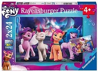 Puzzle - Ravensburger Kinderpuzzle 05235 - My little Pony Movie - 2x24 Teile Puzzle für Kinder ab 4 Jahren 05235 - miniaturka - grafika 1