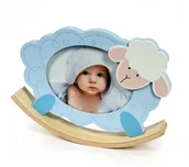 Ramki na zdjęcia - NA TEST Ramka 10x15 dekoracyjna niebieska Owca biegunach RB1946(1) - miniaturka - grafika 1