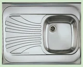 Zlewozmywaki - Alveus CLASSIC 30 80x60 stal SATYNA 1009077 - miniaturka - grafika 1