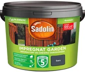 Farby i impregnaty do drewna - Sadolin Impregnat dekoracyjny Garden szary 9 l - miniaturka - grafika 1
