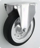 Kółka i bloczki - Zabi KOŁO METAL-GUMA 200MM OBUDOWA STAŁA 63 - miniaturka - grafika 1