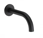 Wylewki do baterii - Kludi Bozz Black Wylewka wannowa czarny mat 3850539 - miniaturka - grafika 1