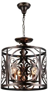 Maytoni LAMPA wisząca RUSTIKA H899-03-W Maytoni okrągła OPRAWA rustykalna ZWIS wzorki kremowe H899-03-W - Lampy sufitowe - miniaturka - grafika 6