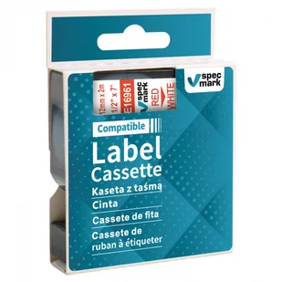 Dymo strefadrukarek.pl Taśma 16961 zamiennik naprasowanka 12mmx2m biała/czerwony nadruk | OSZCZĘDZAJ DO 80% - ZADZWOŃ! PROMOCJA! D1-FA-16961 - Etykiety do drukarek - miniaturka - grafika 2