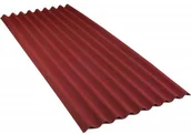 Inne akcesoria dekarskie - Onduline płyta falista Base 2x0.85 m czerwona - miniaturka - grafika 1