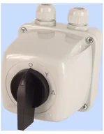 Wyłączniki światła i elektryczne - Elektromet Łącznik krzywkowy gwiazda-trójkąt 3P 40A IP44 Łuk 40-23 w obudowie 924013 - miniaturka - grafika 1