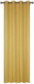 Zasłony - Uniglob Zasłona BLACKOUT musztardowa 140 cm x 260 cm - miniaturka - grafika 1