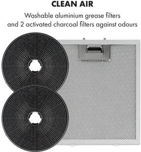 Klarstein CGCH6-Skyfall-BK - Okapy kuchenne - miniaturka - grafika 8