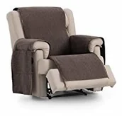 Narzuty - Eysa Loira Protect wodoodporna i oddychająca narzuta na sofę, 65% poliester, 35% bawełna, czekolada, 55 cm - miniaturka - grafika 1