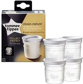 Tommee Tippee Pojemniki na pokarm CtN - zestaw 4x60ml - Akcesoria do karmienia - miniaturka - grafika 2