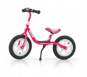 Rowerki biegowe - Milly Mally Rowerek Biegowy Dusty 12 Pink-White - miniaturka - grafika 1