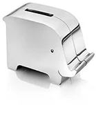 Skarbonki - Zilverstad 6032261 skarbonka słoń nowoczesna, stop cynku, srebrna, 4 x 9.2 x 6.3 cm 6032261 - miniaturka - grafika 1