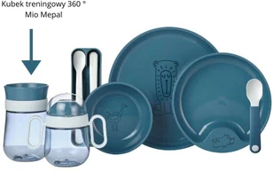 Mepal Kubek treningowy 300 ml 360 ° Mio Mepal - deep blue 108015014600 - Kubki dla dzieci - miniaturka - grafika 2