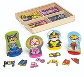 Układanki dla dzieci - Melissa & Doug PAW Patrol drewniany magnes udawany zabawa - miniaturka - grafika 1