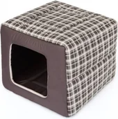 Legowiska dla psów - Hobbydog Legowisko Butterfly Brąz w kratkę R1 R1 BUTBWK3 - miniaturka - grafika 1