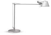 Lampy stojące - MAUL Lampka energooszczędna na biurko MAULrock, 15W, srebrna M8234195 - miniaturka - grafika 1