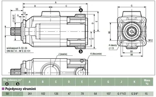 Hydro Leduc 015 01567890 Pompa hydrauliczna tłoczkowa PA50 objętość robocza 50 cm maksymalna prędkość obrotowa 1650 min-1 obr/min) 67890-uniw - Akcesoria do hydrauliki siłowej - miniaturka - grafika 6