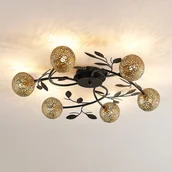 Lampy sufitowe - LUCANDE Lucande Evory lampa sufitowa, okrągła, 6-punktowa - miniaturka - grafika 1