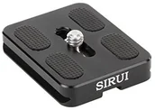 Akcesoria do statywów - Sirui płytkę szybkiego montażu (ALU, 1/4", 39 X 50 mm, 31.4 G, Sliding stoper, zapewnia Sirui i Arca-Swiss) Czarny TY-50E - miniaturka - grafika 1