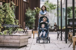 Thule Sleek - rama + siedzisko spacerowe - Grey Melange - Wózki dziecięce - miniaturka - grafika 5