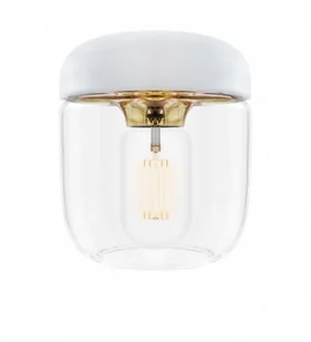 Vita Copenhagen Lampa wisząca Acorn, 2-punktowa, biel i mosiądz - Lampy sufitowe - miniaturka - grafika 2