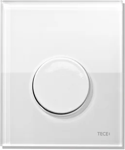 TECE Przycisk spłukujący ze szkła do pisuaru loop 9242650 szkło białe, przyc - Przyciski spłukujące - miniaturka - grafika 4
