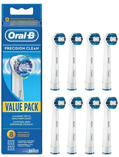 Orla-B Końcówki do Precision Clean EB20-8 8 szt. - Końcówki do szczoteczek elektrycznych - miniaturka - grafika 6