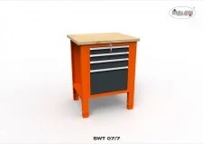 Malow Stół narzędziowy SWT 07/07 "JEDYNKA" do warsztatu blat roboczy SWT07/07 - Stoły warsztatowe - miniaturka - grafika 2