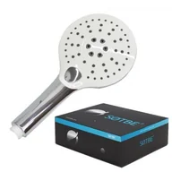 Akcesoria do armatury i ceramiki - SOTBE SOTBE LARK WHITE słuchawka prysznicowa 3 funkcyjna okrągła 120 mm LARK-W-SOHE-2483006 - miniaturka - grafika 1