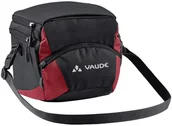 Sakwy rowerowe - Vaude OnTour Box M Bag Klickfix ready, black/carmine 2021 Torby na kierownicę 153260130 - miniaturka - grafika 1