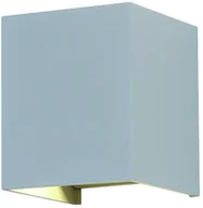 Lampy ogrodowe - V-tac kinkiet zewnętrzny LED VT-759 6W 3000K 660lm szary kwadrat IP65 A+ SKU 7080 7080 - miniaturka - grafika 1