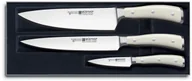 Noże kuchenne - Wüsthof Zestaw noży 3dílná Klasyczny Ikona krem - miniaturka - grafika 1