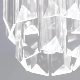 Orion Lampa wisząca Prism, szkło kryształ, 10cm, chrom - Lampy sufitowe - miniaturka - grafika 3