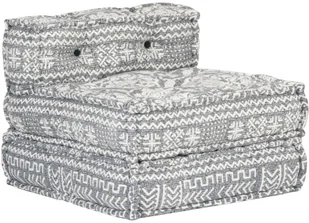 vidaXL Puf modułowy, jasnoszary, tkanina vidaXL - Pufy i podnóżki - miniaturka - grafika 7