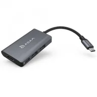 Stacje dokujące do telefonów - Adam Elements Hub adapter Adam Elements Casa Hub A01M, srebrny 4714781449472 - miniaturka - grafika 1