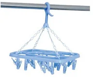 Kosze na bieliznę - MSV 100465 Pająk Skarpety prostokątne polipropylenu Niebieski/zielony/różowy na pranie 31 x 24,5 x 0,1 cm 100465 - miniaturka - grafika 1